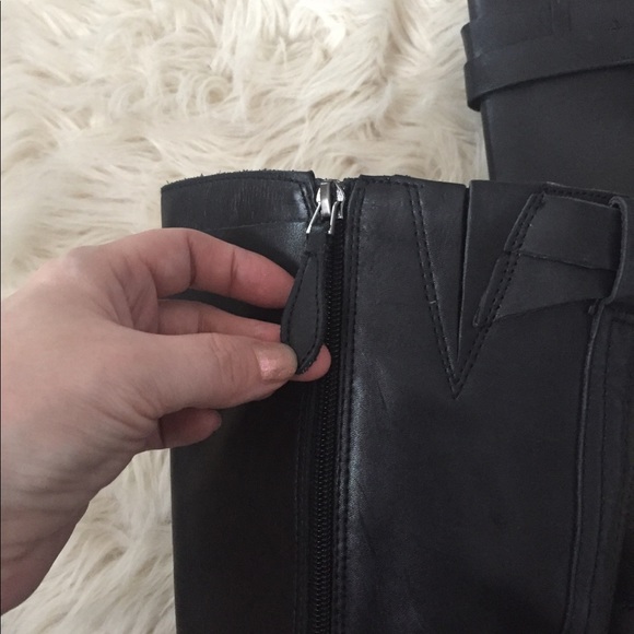 Franco Sarto Genuine leather wide calf boots Sz 9 - Picture 2 of 8